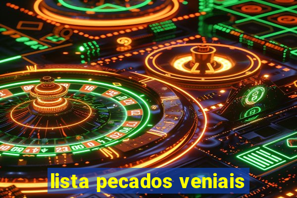 lista pecados veniais